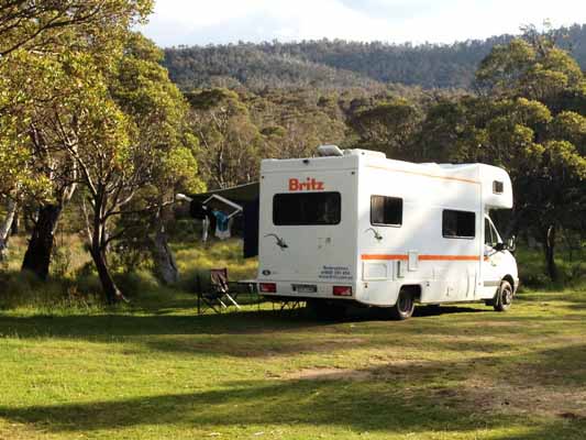 snowy moutains campervan hire sydney new south wales