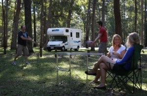 Enjoy many stunning camping areas when travelling in your motorhome
