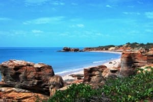 Coastal scenery near Broome in Western Australia