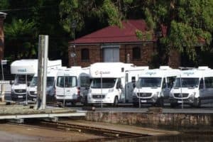 campervans fleet shot