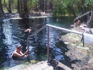 Campervan Hire at Mataranka Thermal Springs