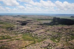 scenic flight views over kakadu national park rocky terrain