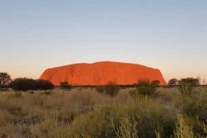 Sunrise over Uluru