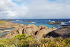William Bay National Park blue waters sea rock formations