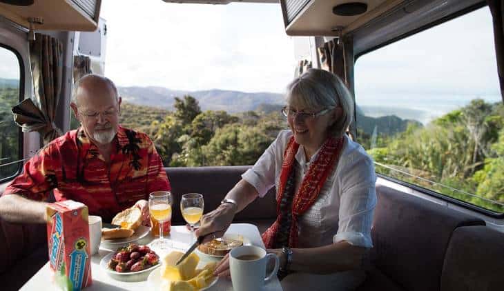 Couple on a Campervan