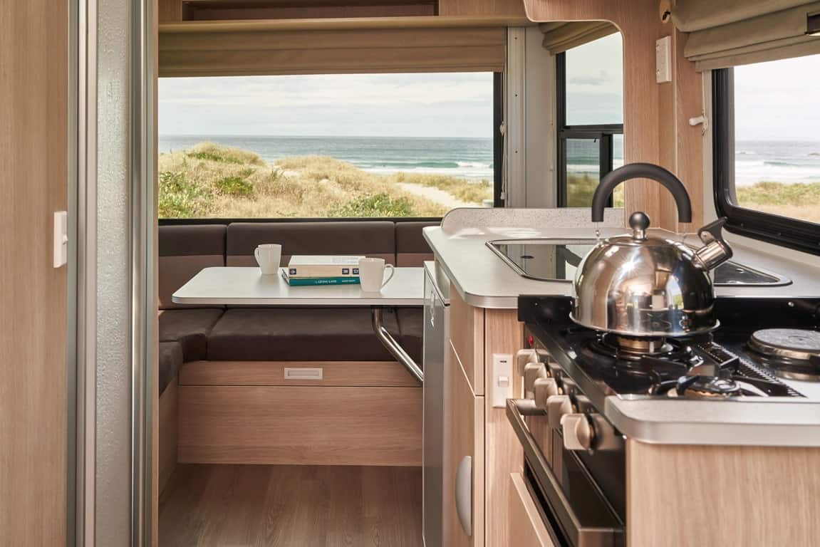 motorhome kitchen gas stove electric hob