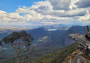 View From Baroko Lookout Grampians Landscape