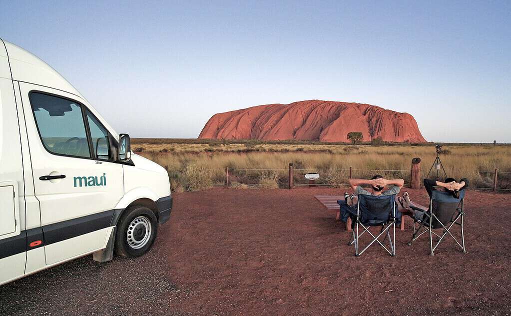 holiday package: maui campervan near Uluru