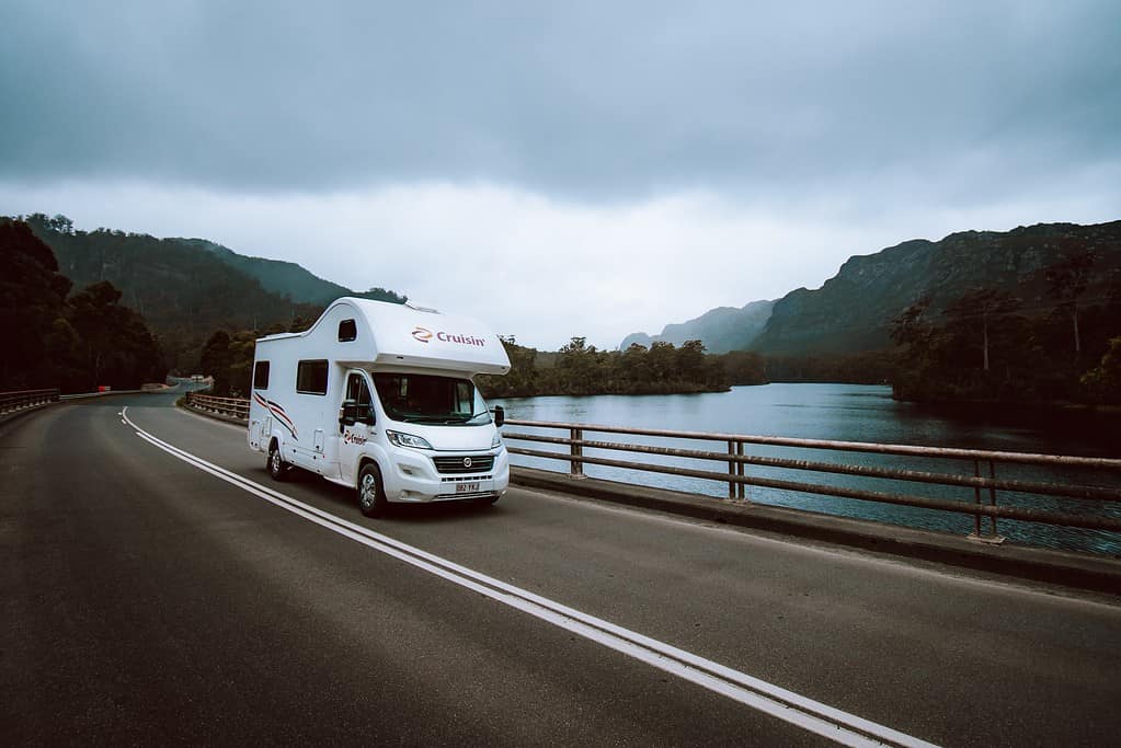 motorhome travel in Tasmania routes