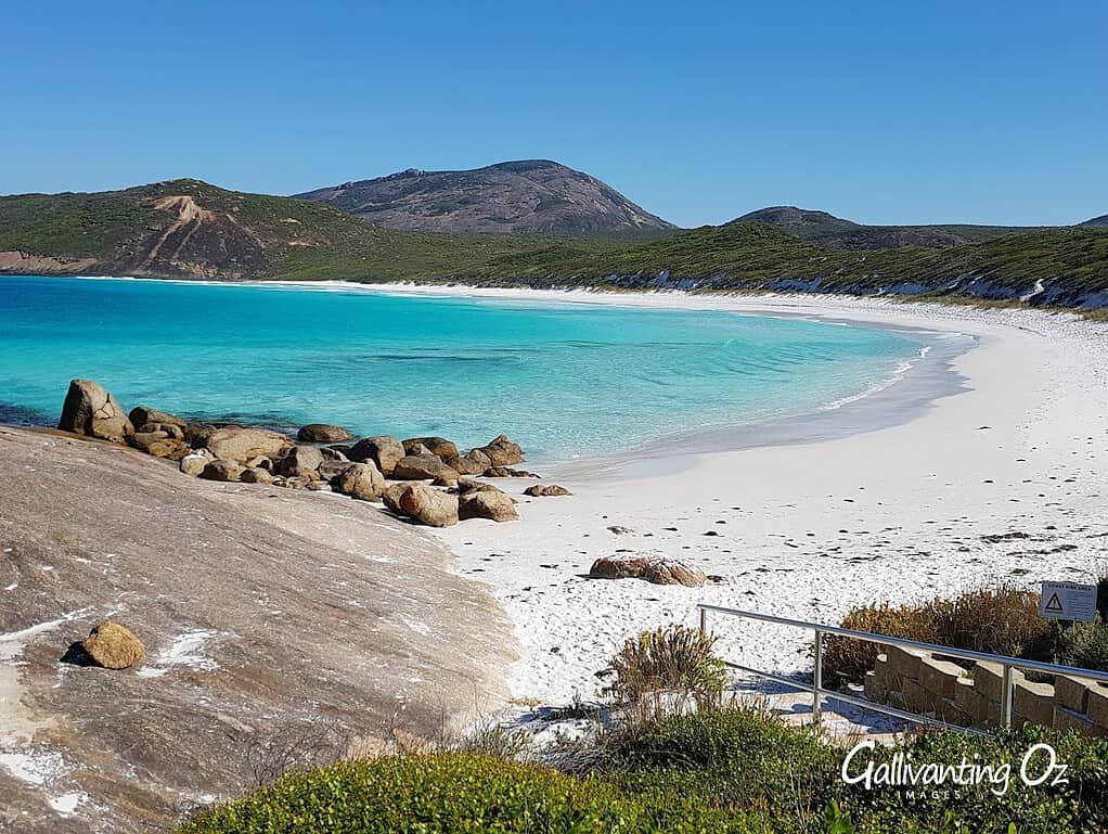 White sand beach and turquoise water in Cape Le Grand National Park near Esperance, Western Australia