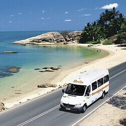 Campervan near Bowen lower res Brisbane to Cairns road trip