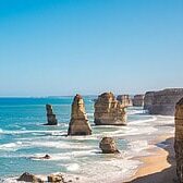 Twelve Apostles on the Great Ocean Road, Adelaide to Melbourne coastal drive
