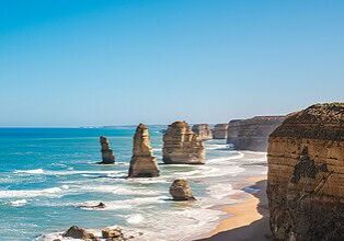 Twelve Apostles on the Great Ocean Road, Adelaide to Melbourne coastal drive